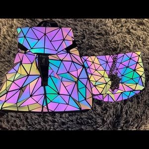 Reflective Backpack + Crossbody set